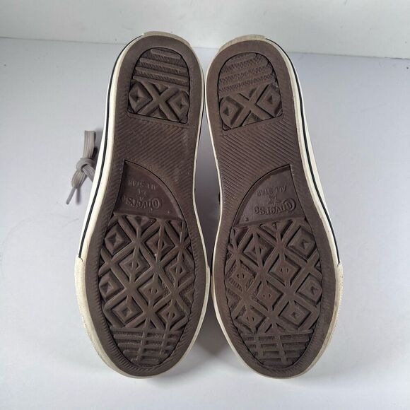 Converse Chuck Taylor All Star Wool Lined Leather Embroidered Shoes Youth Size 3 - Picture 10 of 11